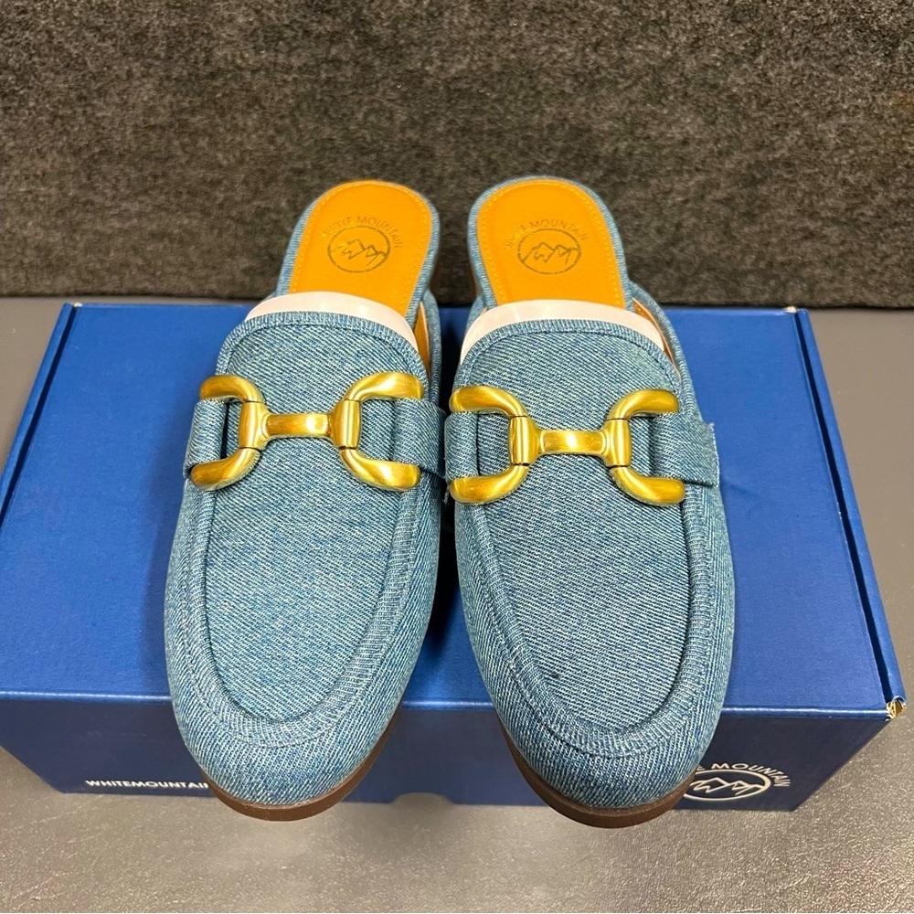 White Mountain Castor Loafer Mule Size 7.5 - Picture 3 of 12
